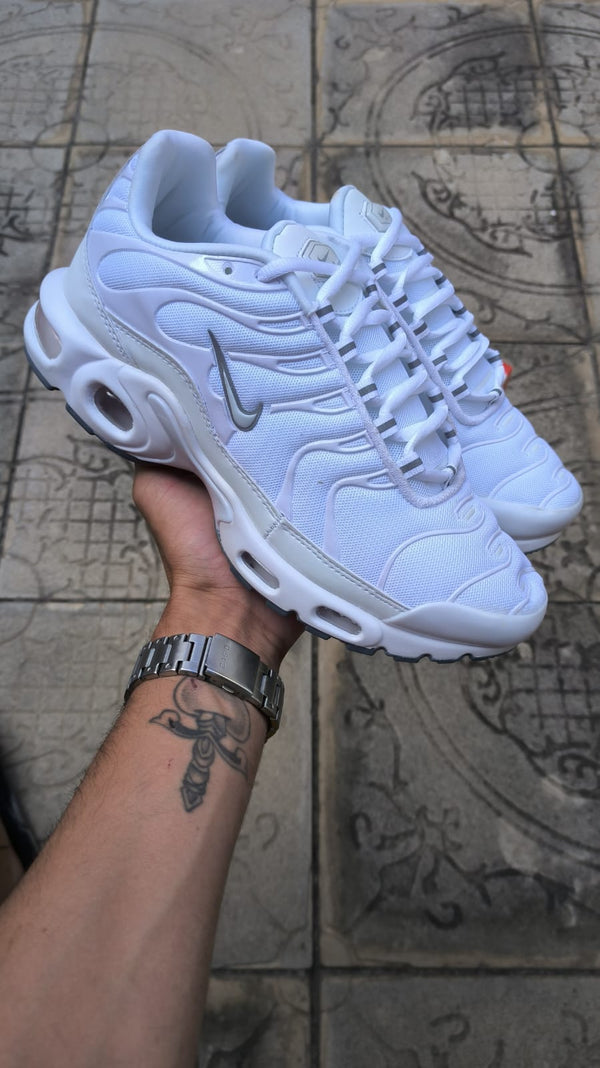 Air Max TN1 "White Silver" Importado